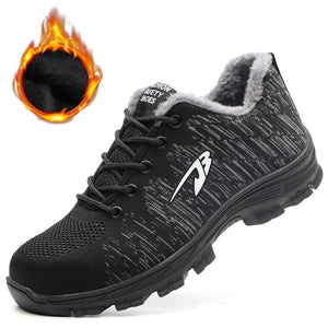 Dropshipping Puncture-Proof Safety Shoes Indestructible Non-slip Steel Toe Work Shoes Outdoor Breathable Men Shoes