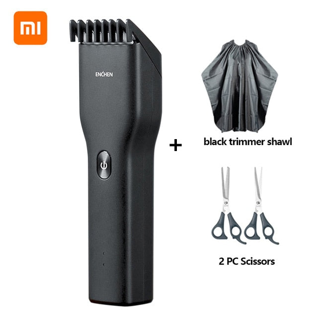 Xiaomi Enchen Electric Hair Trimmer Clipper USB Ceramic Hair Cutter Fast Charging Hair Men Trimmer Clipper  Christmas gifts