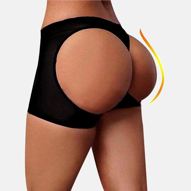 Mulher bunda levantador calcinha barriga controle sem costura enhancer corpo shaper briefs underwear booty topo elastano calcinha cintura trainer