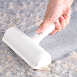 2-way pet hair remover roller lint sticking roller from Furniture self-cleaning Lint Pet Hair Remover One Hand Operate