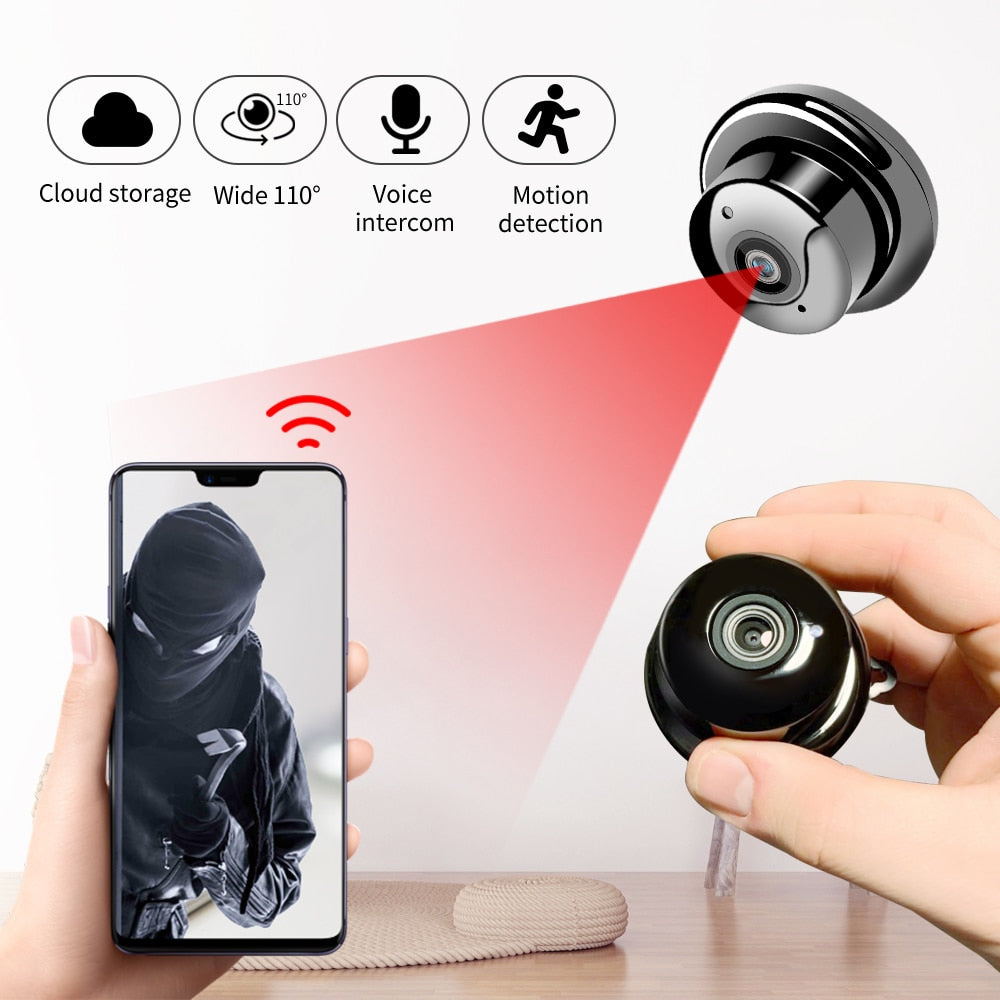 SDETER 1080P Wireless Mini WiFi Camera Home Security Camera IP